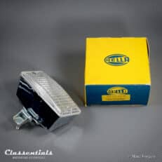 HELLA Vintage Original late 1960s / 1970s Chrome Reversing lamp, NEW in Box!