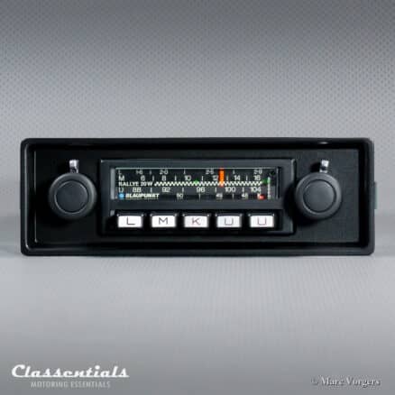 SOLD: SUPER RARE Brand New BLAUPUNKT FRANKFURT  STEREO RALLYE 20W TOP-END Classic Car Auto Radio SET for 1974 - 1978 Porsche 911 / 930 G-Series Models - Including Classentials DeLuxe Stereo Bluetooth Module!