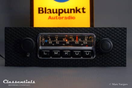 Blaupunkt Bluespot Frankfurt 7632 1971 1972 Classic Car oldtimer autoradio radio flechtnarbe basket weave Porsche 911 912 F-model Classentials