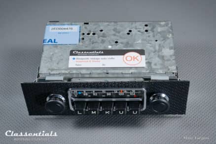 Blaupunkt Bluespot Frankfurt 7632 1971 1972 Classic Car oldtimer autoradio radio flechtnarbe basket weave Porsche 911 912 F-model Classentials