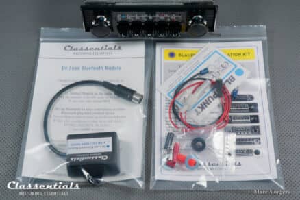 SOLD to Italy: BLAUPUNKT FRANKFURT 1970s Vintage Original High-End Auto Radio for Alfa Romeo, Fiat, Lancia, Triumph TR6 & Other Cars of the Period, INCLUDING Classentials Deluxe BLUETOOTH Module - Image 2