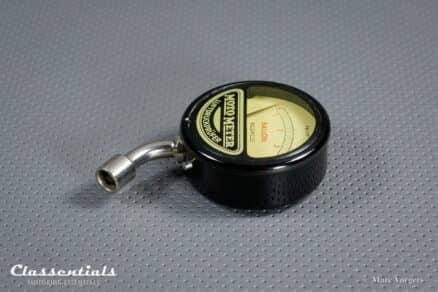 Vintage Original MotoMeter 1930s - 1950s Tyre tire Pressure Meter Gauge in Original Black Leather Pouch