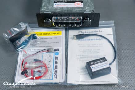 SOLD to Australia: Blaupunkt Frankfurt 1972 Vintage Original High-End Classic Car Auto Radio for Porsche 911 / 912 F-Series Cars 1968 - 1973, Including Classentials DeLuxe Bluetooth Module! - Image 2