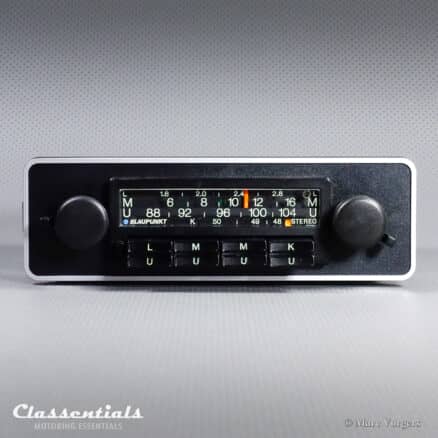 SOLD to the Netherlands: BLAUPUNKT FRANKFURT STEREO 1975 HIGH-END Vintage Original Auto Radio for Luxury Cars 1975 - 1978 Including 1-DIN Bracket and Classentials Deluxe Bluetooth Module!