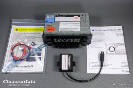 SOLD to the Netherlands: BLAUPUNKT FRANKFURT STEREO 1975 HIGH-END Vintage Original Auto Radio for Luxury Cars 1975 - 1978 Including 1-DIN Bracket and Classentials Deluxe Bluetooth Module! - Image 7