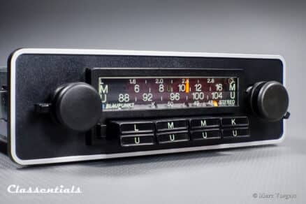 SOLD to the Netherlands: BLAUPUNKT FRANKFURT STEREO 1975 HIGH-END Vintage Original Auto Radio for Luxury Cars 1975 - 1978 Including 1-DIN Bracket and Classentials Deluxe Bluetooth Module! - Image 2
