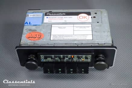 SOLD to the Netherlands: BLAUPUNKT FRANKFURT STEREO 1975 HIGH-END Vintage Original Auto Radio for Luxury Cars 1975 - 1978 Including 1-DIN Bracket and Classentials Deluxe Bluetooth Module! - Image 8