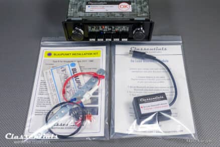 SOLD to the United States: BLAUPUNKT FRANKFURT STEREO Very Rare 1970s Vintage Original High-End Auto Radio for Porsche 911 / 930 G-Series Models 1974 - 1980 INCLUDING Classentials Deluxe BLUETOOTH Module - Image 2