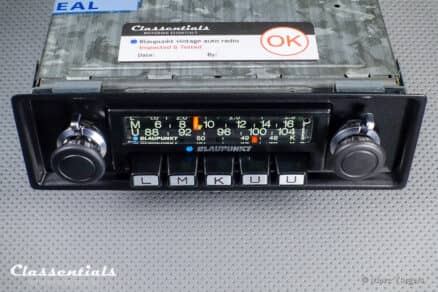 SOLD to the United States: BLAUPUNKT FRANKFURT STEREO Very Rare 1970s Vintage Original High-End Auto Radio for Porsche 911 / 930 G-Series Models 1974 - 1980 INCLUDING Classentials Deluxe BLUETOOTH Module - Image 6