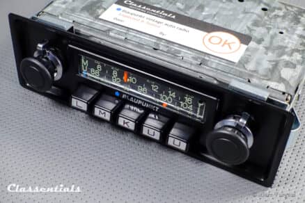 SOLD to the United States: BLAUPUNKT FRANKFURT STEREO Very Rare 1970s Vintage Original High-End Auto Radio for Porsche 911 / 930 G-Series Models 1974 - 1980 INCLUDING Classentials Deluxe BLUETOOTH Module - Image 8