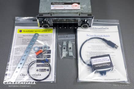 SOLD to Germany: BLAUPUNKT FRANKFURT (S) Z-Series 1968 Rare High-End Vintage Original Auto Radio for Mercedes-Benz and Other Luxury Cars 1968 - 1976 INCLUDING Classentials Deluxe BLUETOOTH Module - Image 2