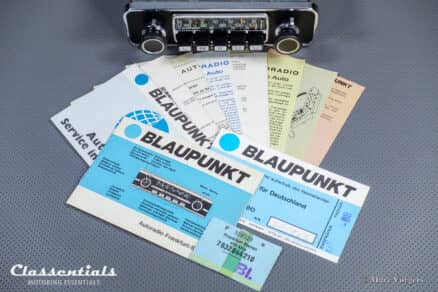 SOLD to Australia: BLAUPUNKT FRANKFURT STEREO Very Rare 1970s Vintage Original High-End Auto Radio - With Matching Papers & Manual - INCLUDING Classentials Deluxe BLUETOOTH Module - Image 5