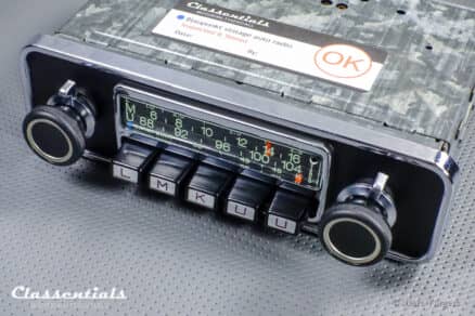 SOLD to Australia: BLAUPUNKT FRANKFURT STEREO Very Rare 1970s Vintage Original High-End Auto Radio - With Matching Papers & Manual - INCLUDING Classentials Deluxe BLUETOOTH Module - Image 9
