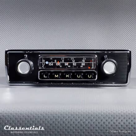 SOLD to the United States: BLAUPUNKT FRANKFURT STEREO 1969 Ultra Rare Vintage Original TOP-END Auto Radio for BMW E9 CS, CSI, and E10 2002 Models 1968 - 1974 INCLUDING Classentials Deluxe Stereo BLUETOOTH Module