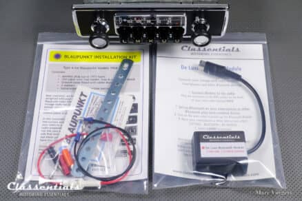 SOLD to the United States: BLAUPUNKT FRANKFURT STEREO 1969 Ultra Rare Vintage Original TOP-END Auto Radio for BMW E9 CS, CSI, and E10 2002 Models 1968 - 1974 INCLUDING Classentials Deluxe Stereo BLUETOOTH Module - Image 2