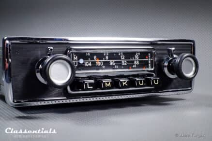 SOLD to the United States: BLAUPUNKT FRANKFURT STEREO 1969 Ultra Rare Vintage Original TOP-END Auto Radio for BMW E9 CS, CSI, and E10 2002 Models 1968 - 1974 INCLUDING Classentials Deluxe Stereo BLUETOOTH Module - Image 4