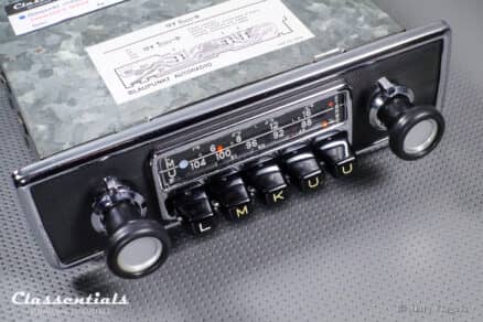SOLD to the United States: BLAUPUNKT FRANKFURT STEREO 1969 Ultra Rare Vintage Original TOP-END Auto Radio for BMW E9 CS, CSI, and E10 2002 Models 1968 - 1974 INCLUDING Classentials Deluxe Stereo BLUETOOTH Module - Image 5
