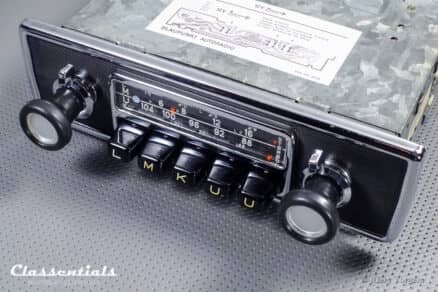 SOLD to the United States: BLAUPUNKT FRANKFURT STEREO 1969 Ultra Rare Vintage Original TOP-END Auto Radio for BMW E9 CS, CSI, and E10 2002 Models 1968 - 1974 INCLUDING Classentials Deluxe Stereo BLUETOOTH Module - Image 7