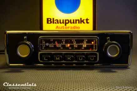 SOLD to the United States: BLAUPUNKT FRANKFURT STEREO 1969 Ultra Rare Vintage Original TOP-END Auto Radio for BMW E9 CS, CSI, and E10 2002 Models 1968 - 1974 INCLUDING Classentials Deluxe Stereo BLUETOOTH Module - Image 9