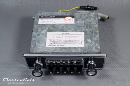 SOLD to the United States: BLAUPUNKT FRANKFURT STEREO 1969 Ultra Rare Vintage Original TOP-END Auto Radio for BMW E9 CS, CSI, and E10 2002 Models 1968 - 1974 INCLUDING Classentials Deluxe Stereo BLUETOOTH Module - Image 11