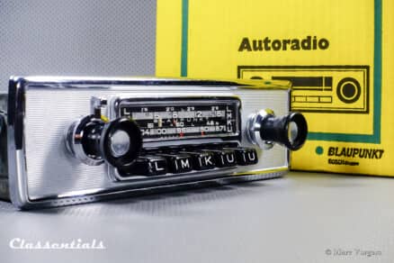 SOLD to the United States: BLAUPUNKT FRANKFURT (S) Z-Series 1968 Rare High-End Vintage Original Auto Radio for BMW 2000 CS, E9 CS 1965-1974 INCLUDING Classentials Deluxe BLUETOOTH Module - Image 3