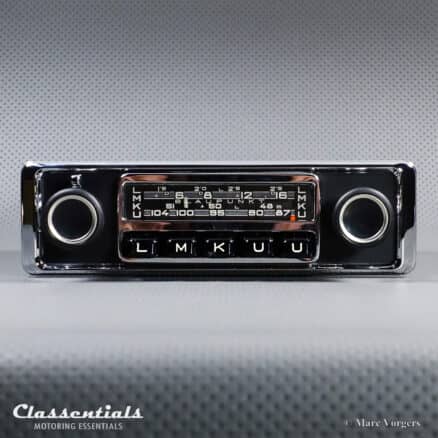 SOLD to the Netherlands: BLAUPUNKT FRANKFURT (S) Z-Series 1968 Rare High-End Vintage Original Auto Radio for Luxury Sports Cars of the 1960s & Early 1970s – 6 Volt / 12 Volt Bluetooth Prepared for 12 Volt Negative Ground Cars