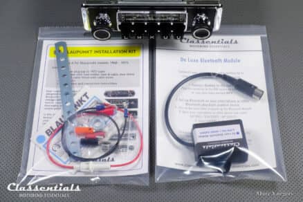 SOLD to the Netherlands: BLAUPUNKT FRANKFURT (S) Z-Series 1968 Rare High-End Vintage Original Auto Radio for Luxury Sports Cars of the 1960s & Early 1970s – 6 Volt / 12 Volt Bluetooth Prepared for 12 Volt Negative Ground Cars - Image 2
