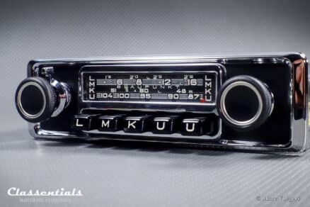 SOLD to the Netherlands: BLAUPUNKT FRANKFURT (S) Z-Series 1968 Rare High-End Vintage Original Auto Radio for Luxury Sports Cars of the 1960s & Early 1970s – 6 Volt / 12 Volt Bluetooth Prepared for 12 Volt Negative Ground Cars - Image 8