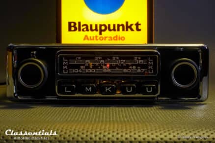 SOLD to the Netherlands: BLAUPUNKT FRANKFURT (S) Z-Series 1968 Rare High-End Vintage Original Auto Radio for Luxury Sports Cars of the 1960s & Early 1970s – 6 Volt / 12 Volt Bluetooth Prepared for 12 Volt Negative Ground Cars - Image 9