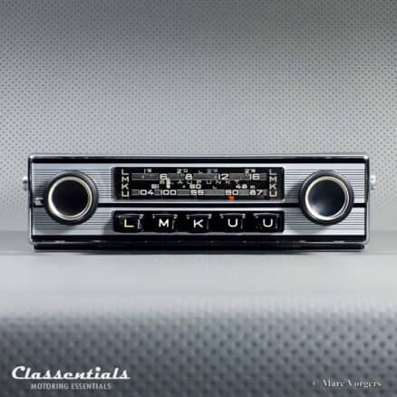 SOLD to Portugal: BLAUPUNKT FRANKFURT (S) Z-Series 1968 Rare High-End Vintage Original Auto Radio for Jaguar Mk II, Rover P5B, Aston Martin DB 6 & Other 1960s Luxury Cars, INCLUDING Classentials Deluxe BLUETOOTH Module