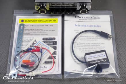 SOLD to Portugal: BLAUPUNKT FRANKFURT (S) Z-Series 1968 Rare High-End Vintage Original Auto Radio for Jaguar Mk II, Rover P5B, Aston Martin DB 6 & Other 1960s Luxury Cars, INCLUDING Classentials Deluxe BLUETOOTH Module - Image 2