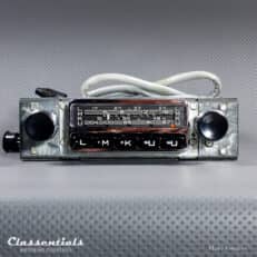SOLD to the Netherlands: BLAUPUNKT FRANKFURT X 1966 Vintage Original High-End Auto Radio for Early Porsche 901 / 911 / 912 F-Series Cars with Aluminium Dashboard Finish - INCLUDING Classentials Deluxe BLUETOOTH Module