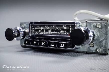 SOLD to the Netherlands: BLAUPUNKT FRANKFURT X 1966 Vintage Original High-End Auto Radio for Early Porsche 901 / 911 / 912 F-Series Cars with Aluminium Dashboard Finish - INCLUDING Classentials Deluxe BLUETOOTH Module - Image 6