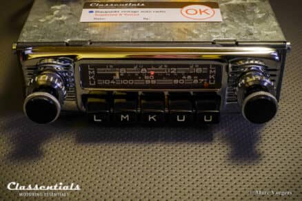 SOLD to the United States: BLAUPUNKT FRANKFURT X 1966 Vintage Original High-End Auto Radio for Austin Healey, MG MGA / MGB, Jaguar E-type / MK 2 - 6 Volt / 12 Volt Bluetooth Prepared for 12 Volt Negative Ground Cars - Image 8