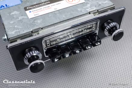 SOLD to the United States: BLAUPUNKT FRANKFURT X 1966 Vintage Original High-End Auto Radio for Austin Healey, MG MGA / MGB, Jaguar E-type / MK 2 - 6 Volt / 12 Volt Bluetooth Prepared for 12 Volt Negative Ground Cars - Image 10