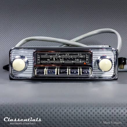 SOLD to Australia: BLAUPUNKT KÖLN X 1960s Super Rare TOP-END Vintage Original Auto Radio With 'IVORY' Knobs for Mercedes-Benz 190 SL - INCLUDING Classentials Deluxe BLUETOOTH Module