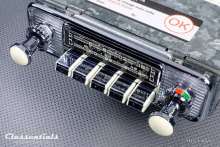 SOLD to Australia: BLAUPUNKT KÖLN X 1960s Super Rare TOP-END Vintage Original Auto Radio With 'IVORY' Knobs for Mercedes-Benz 190 SL - INCLUDING Classentials Deluxe BLUETOOTH Module - Image 7