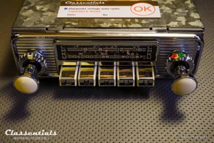 SOLD to Australia: BLAUPUNKT KÖLN X 1960s Super Rare TOP-END Vintage Original Auto Radio With 'IVORY' Knobs for Mercedes-Benz 190 SL - INCLUDING Classentials Deluxe BLUETOOTH Module - Image 9