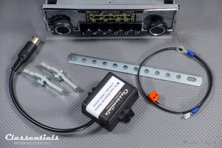 SOLD to the Netherlands: Becker EUROPA KURIER 460 Original High-End Auto Radio, Mercedes-Benz and Other Exclusive Cars 1975 - 1985 INCLUDING Classentials Deluxe BLUETOOTH Module - Image 2