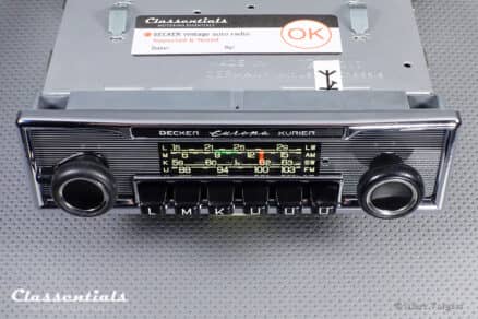 SOLD to the Netherlands: Becker EUROPA KURIER 460 Original High-End Auto Radio, Mercedes-Benz and Other Exclusive Cars 1975 - 1985 INCLUDING Classentials Deluxe BLUETOOTH Module - Image 6
