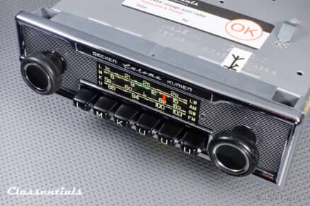 SOLD to the Netherlands: Becker EUROPA KURIER 460 Original High-End Auto Radio, Mercedes-Benz and Other Exclusive Cars 1975 - 1985 INCLUDING Classentials Deluxe BLUETOOTH Module - Image 7
