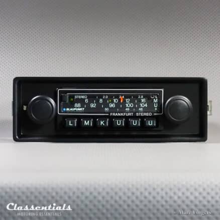 SOLD to the United States: BLAUPUNKT FRANKFURT STEREO SUPER ARIMAT 18 Watt 1978 HIGH-END Vintage Original Auto Radio for PORSCHE 911 / 930 G-Series - INCLUDING Classentials Deluxe Stereo BLUETOOTH Module