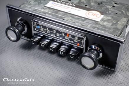 SOLD to Switzerland: Blaupunkt Frankfurt 1972 Vintage Original High-End Classic Car Auto Radio for BMW E9 CS / CSI and 02-Series E10 Sedan / Touring / Ti / Tii / Baur Models 1966 - 1974 INCLUDING Classentials Deluxe BLUETOOTH Module - Image 7