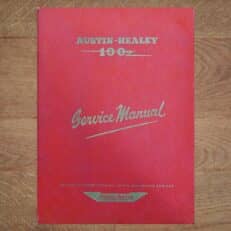 Vintage Original 1956 Austin Healey 100 Series BN1 & BN2 Service Manual 97H997D - Very Clean!