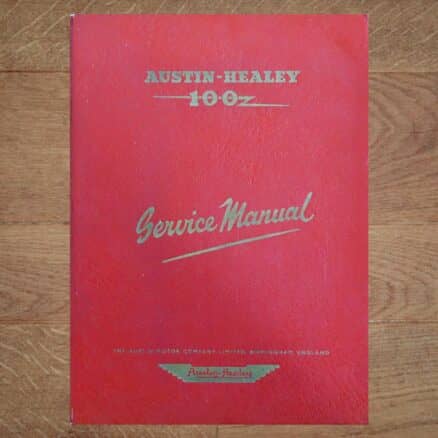 Vintage Original 1956 Austin Healey 100 Series BN1 & BN2 Service Manual 97H997D - Very Clean!