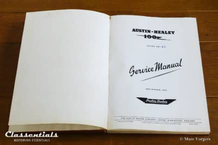 Vintage Original 1956 Austin Healey 100 Series BN1 & BN2 Service Manual 97H997D - Very Clean! - Image 5