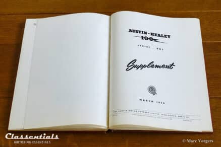 Vintage Original 1956 Austin Healey 100 Series BN1 & BN2 Service Manual 97H997D - Very Clean! - Image 9