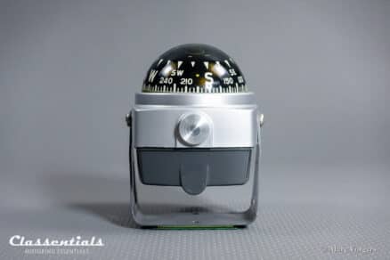 SOLD to Germany: Vintage Original late 1960s / early 1970s Nomad Airguide Auto Compass Model 79C Silver / Grey BRAND NEW in Box! - Image 6
