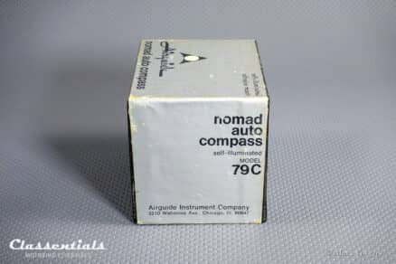SOLD to Germany: Vintage Original late 1960s / early 1970s Nomad Airguide Auto Compass Model 79C Silver / Grey BRAND NEW in Box! - Image 8
