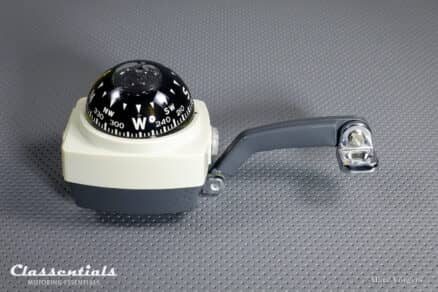 SOLD to Germany: Vintage Original 1960s / early 1970s Nomad Airguide Auto Compass Model 79 Deluxe Rare Cream White BRAND NEW in Box! - Image 4